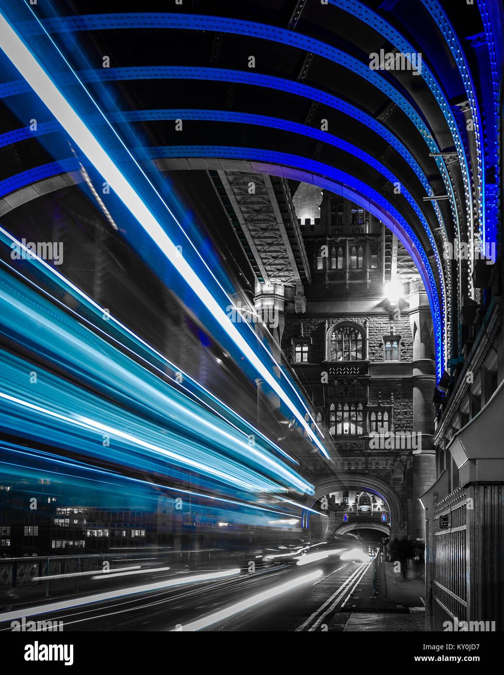 Black and Blue London Stock Photo Alamy