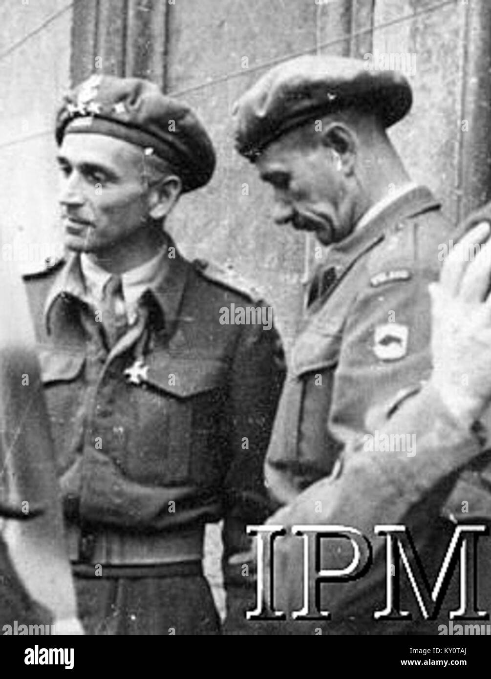 Feliks Henryk Machnowski and Henryk Piątkowski (1944) Stock Photo