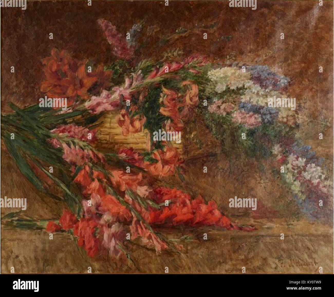Ferdinand Dhuart Bouquet De Fleurs Stock Photo 171508549