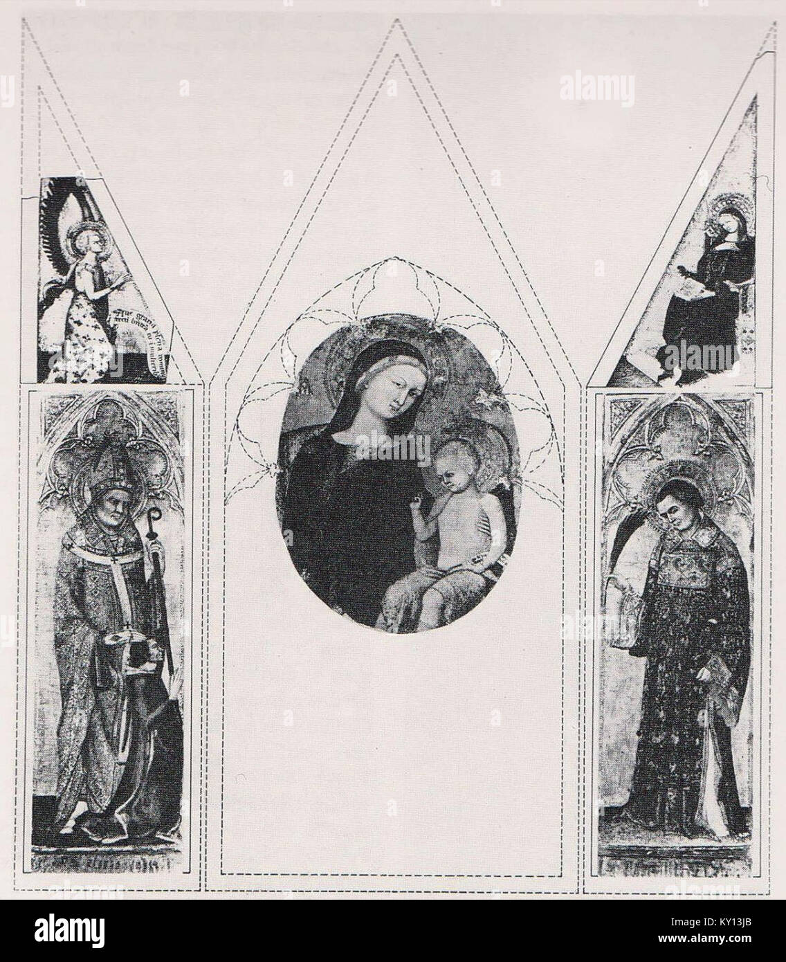 Reconstructed winged altarpiece, an example of late Gothic religious ...