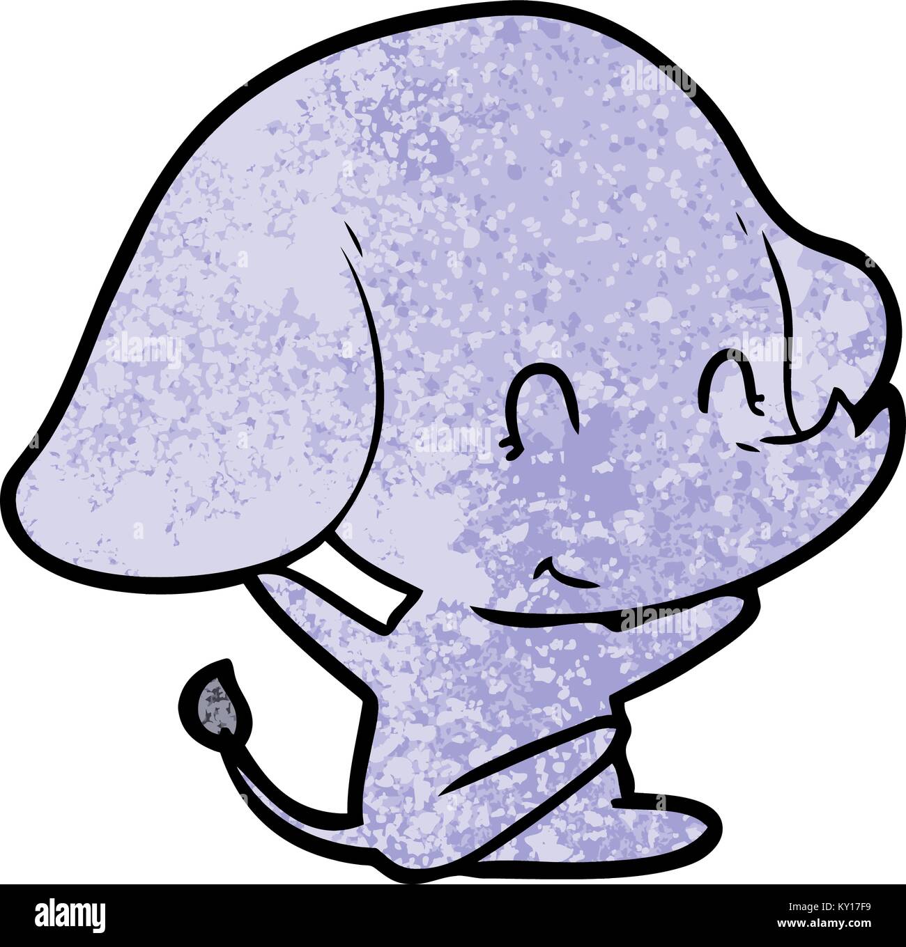 cute cartoon elephant Stock Vector Image & Art - Alamy