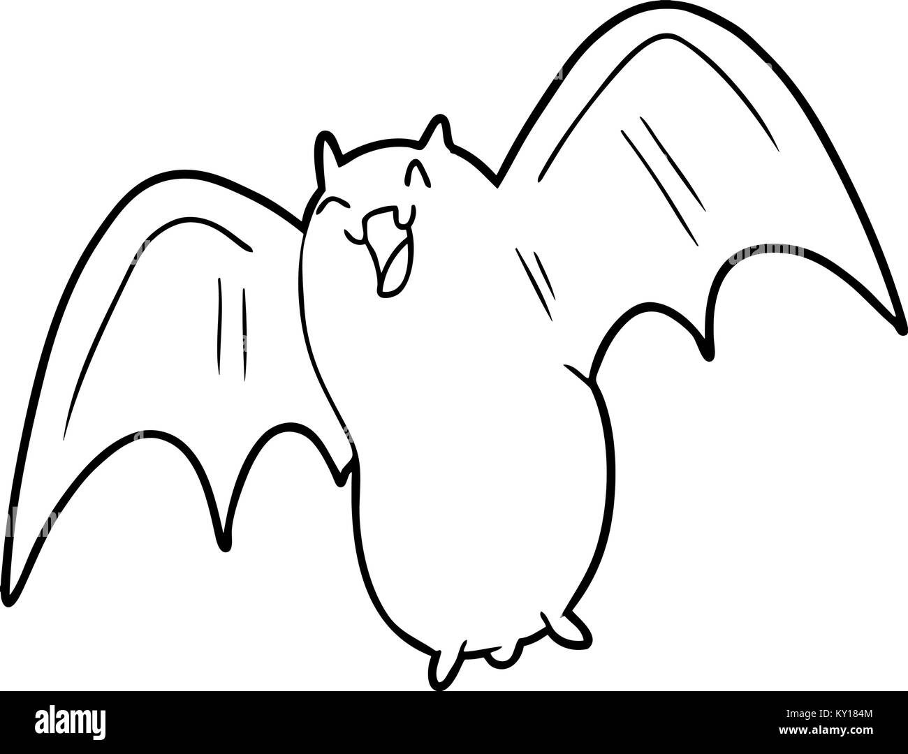 spooky cartoon bat Stock Vector Image & Art Alamy