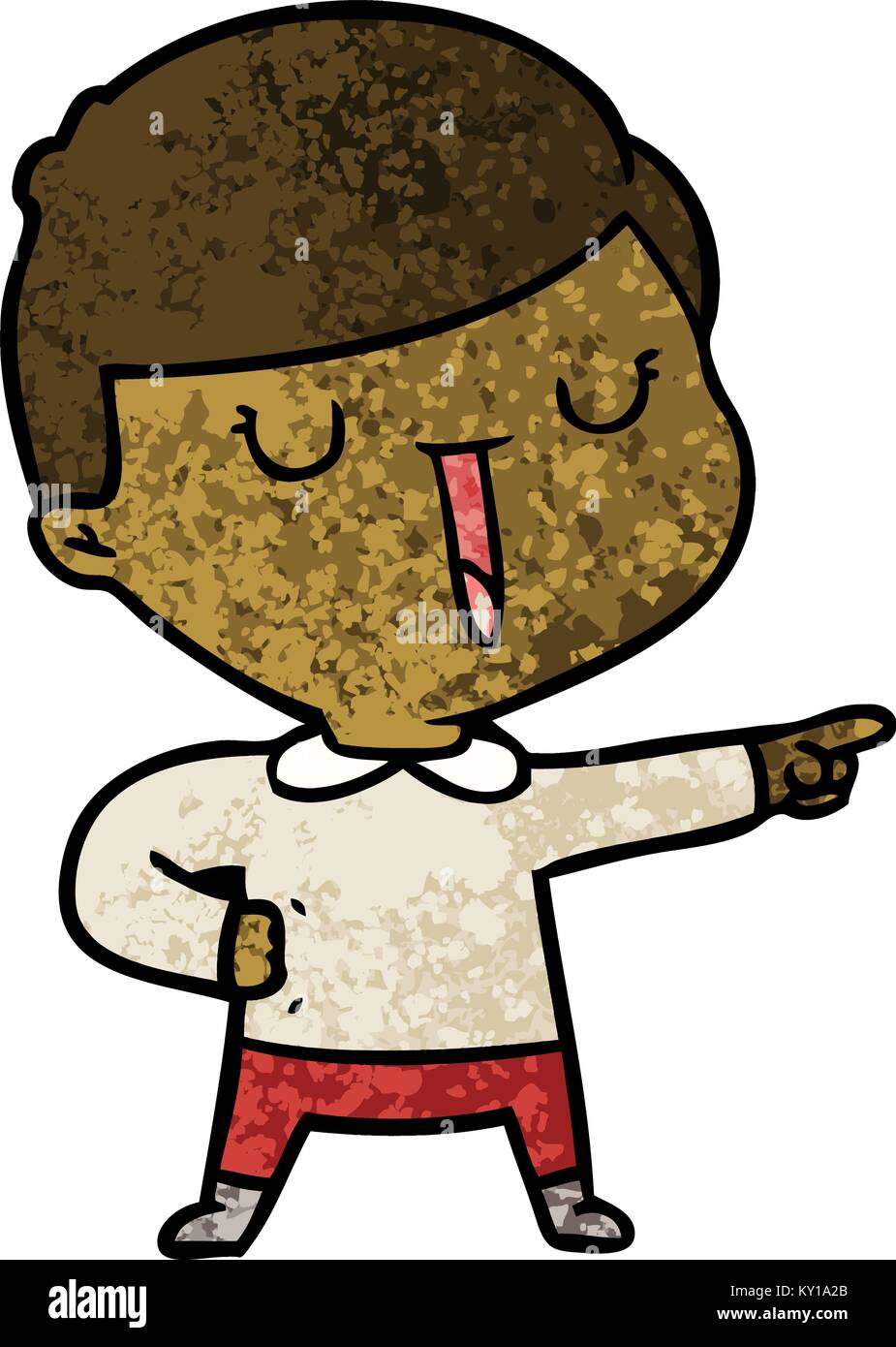 cartoon happy boy Stock Vector Image & Art - Alamy