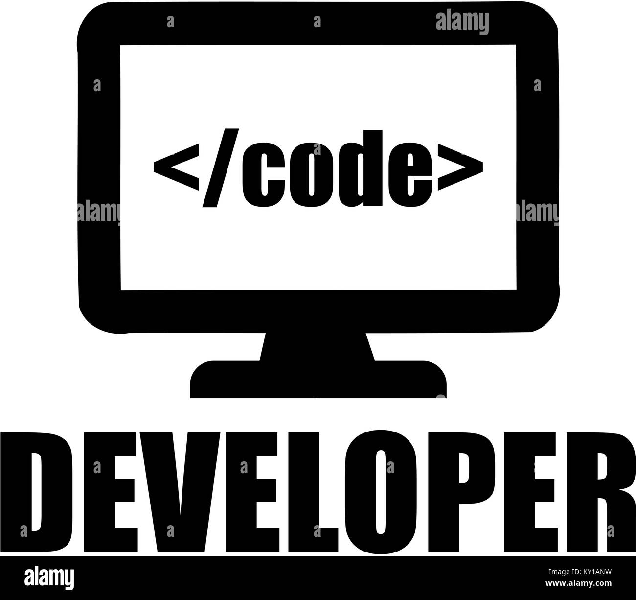 Software developer Black and White Stock Photos & Images - Alamy