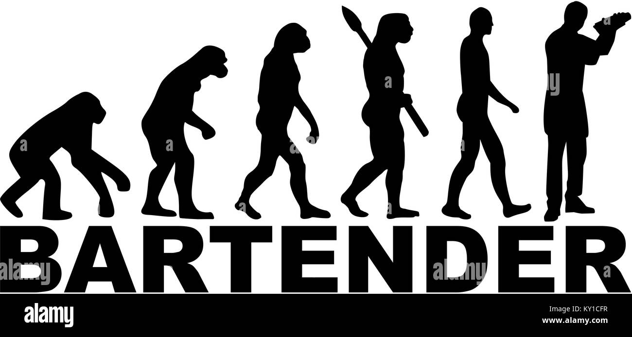 Bartender silhouette hires stock photography and images Alamy