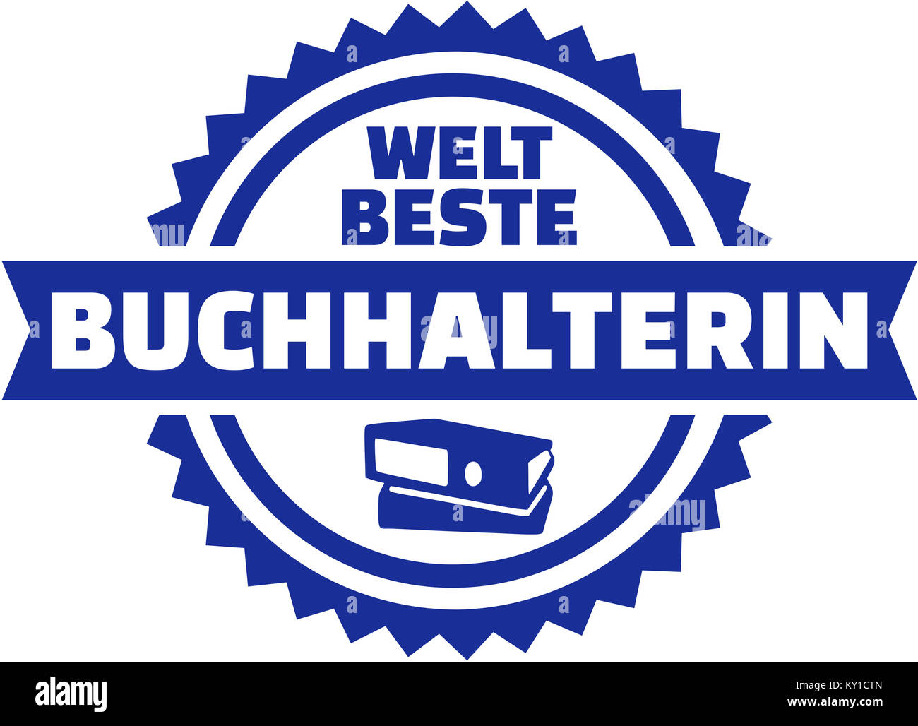 Worlds best Accountant. German female button Stock Photo Alamy