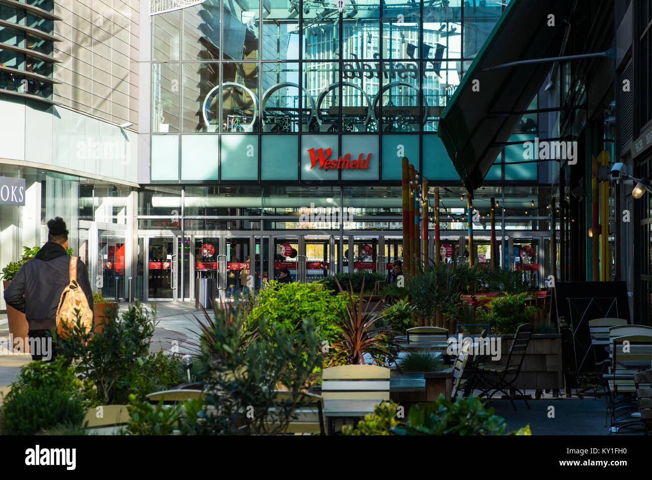 Westfield shopping centre in stratford, London, UK Stock Photo