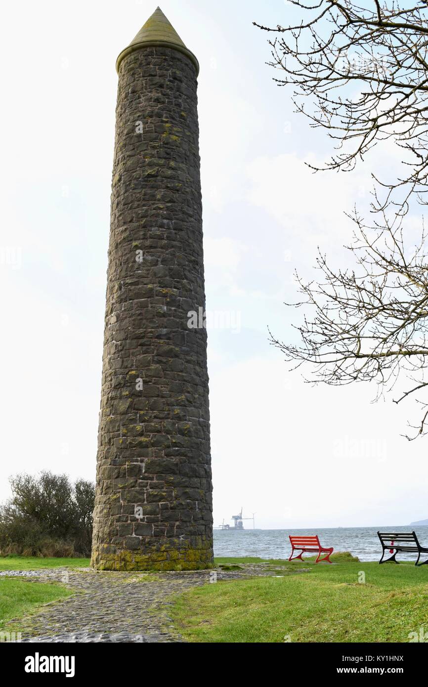 The Pencil in Largs Stock Photo - Alamy