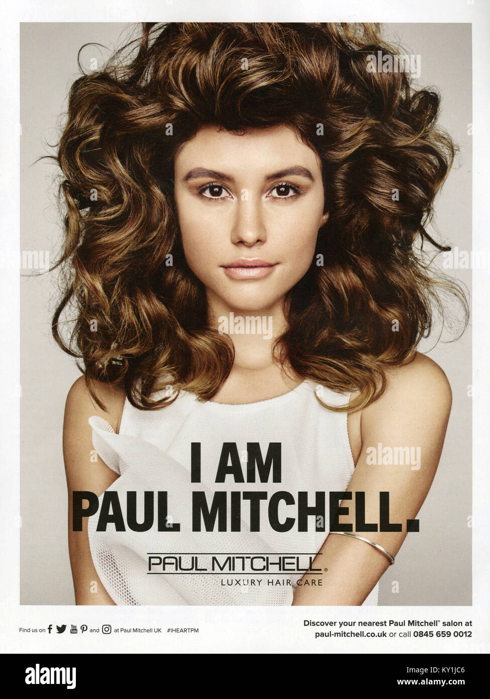 2010s UK Paul Mitchell Magazine Advert Stock Photo - Alamy