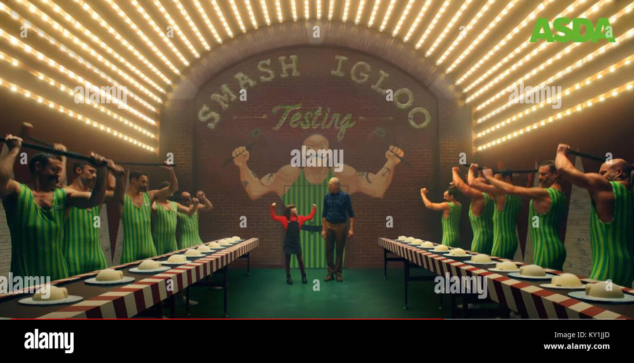 2000s UK Asda TV Advert (Grab Stock Photo Alamy