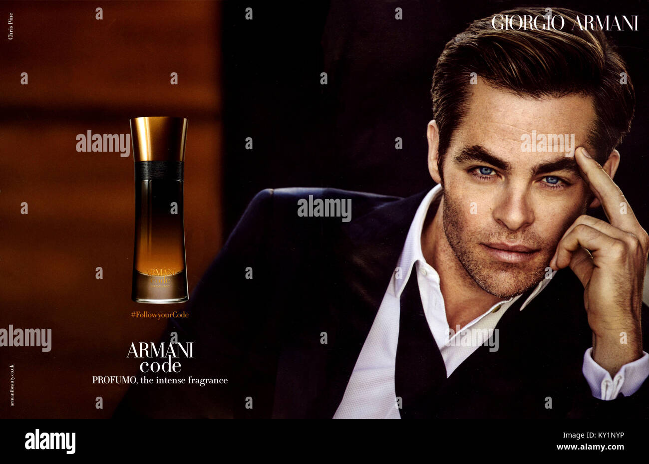 2010s UK Giorgio Armani Magazine Advert Stock Photo - Alamy