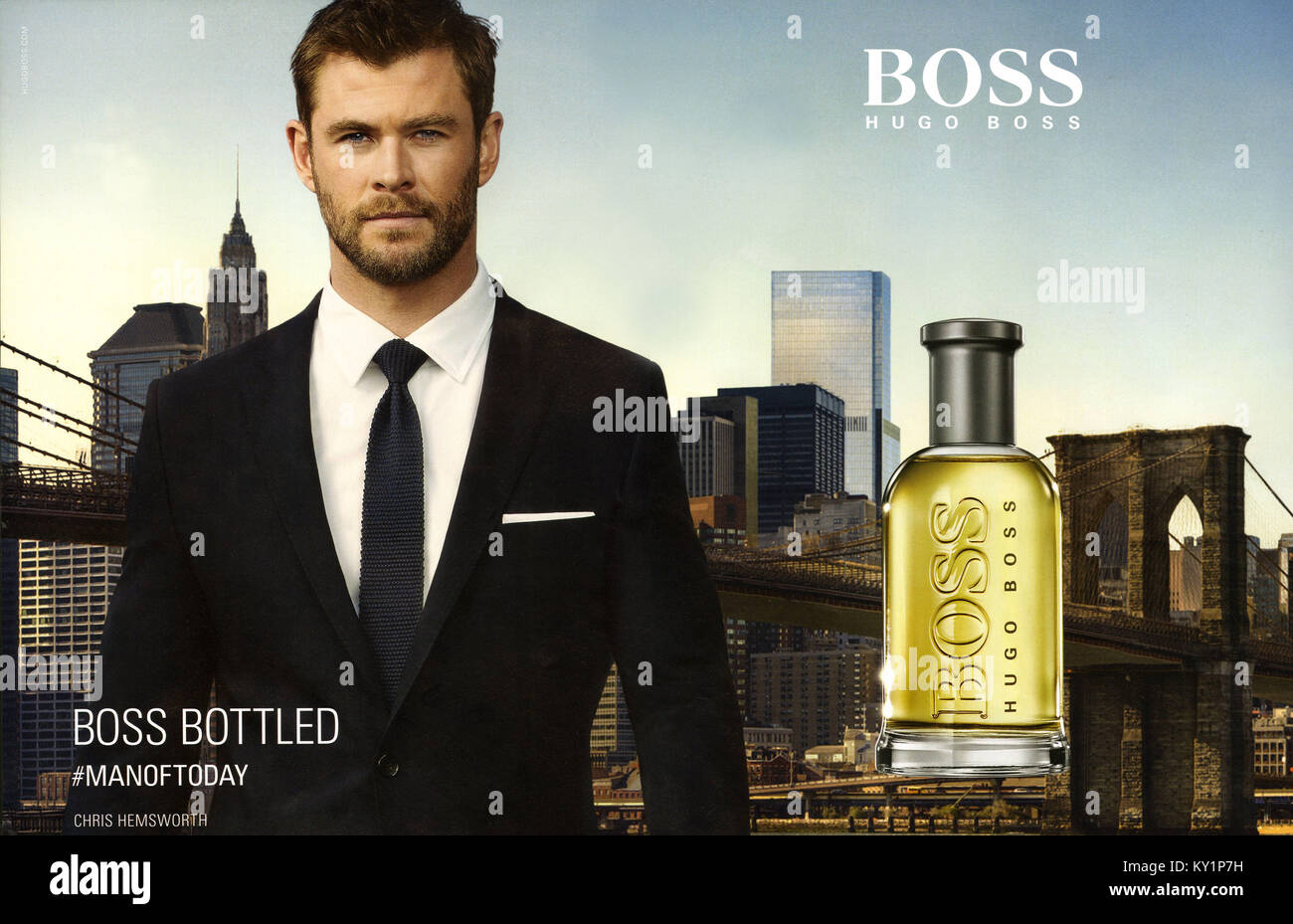 Hugo boss advert hi-res stock photography and images - Alamy