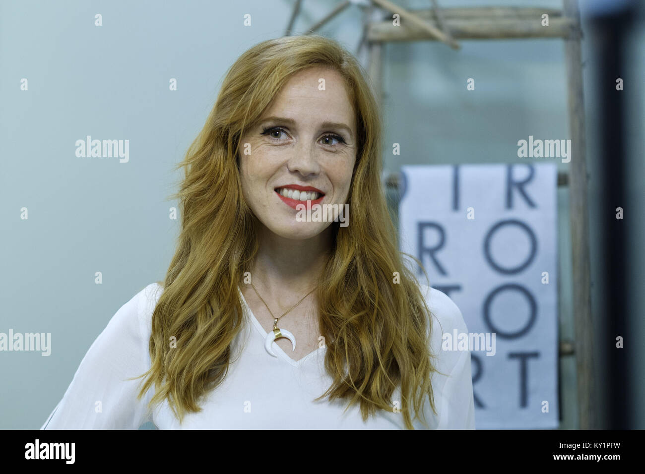Actress Maria Castro attends the presentation of the 'Cook ideas' cook