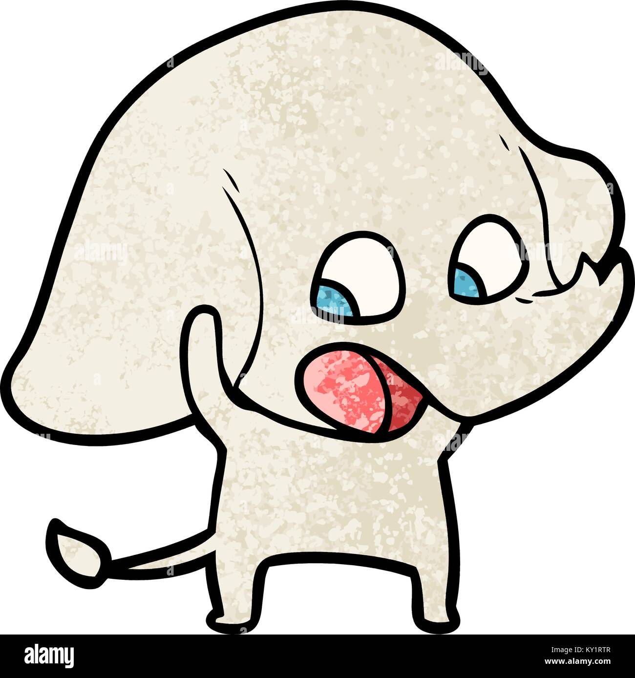 cute cartoon elephant Stock Vector Image & Art - Alamy