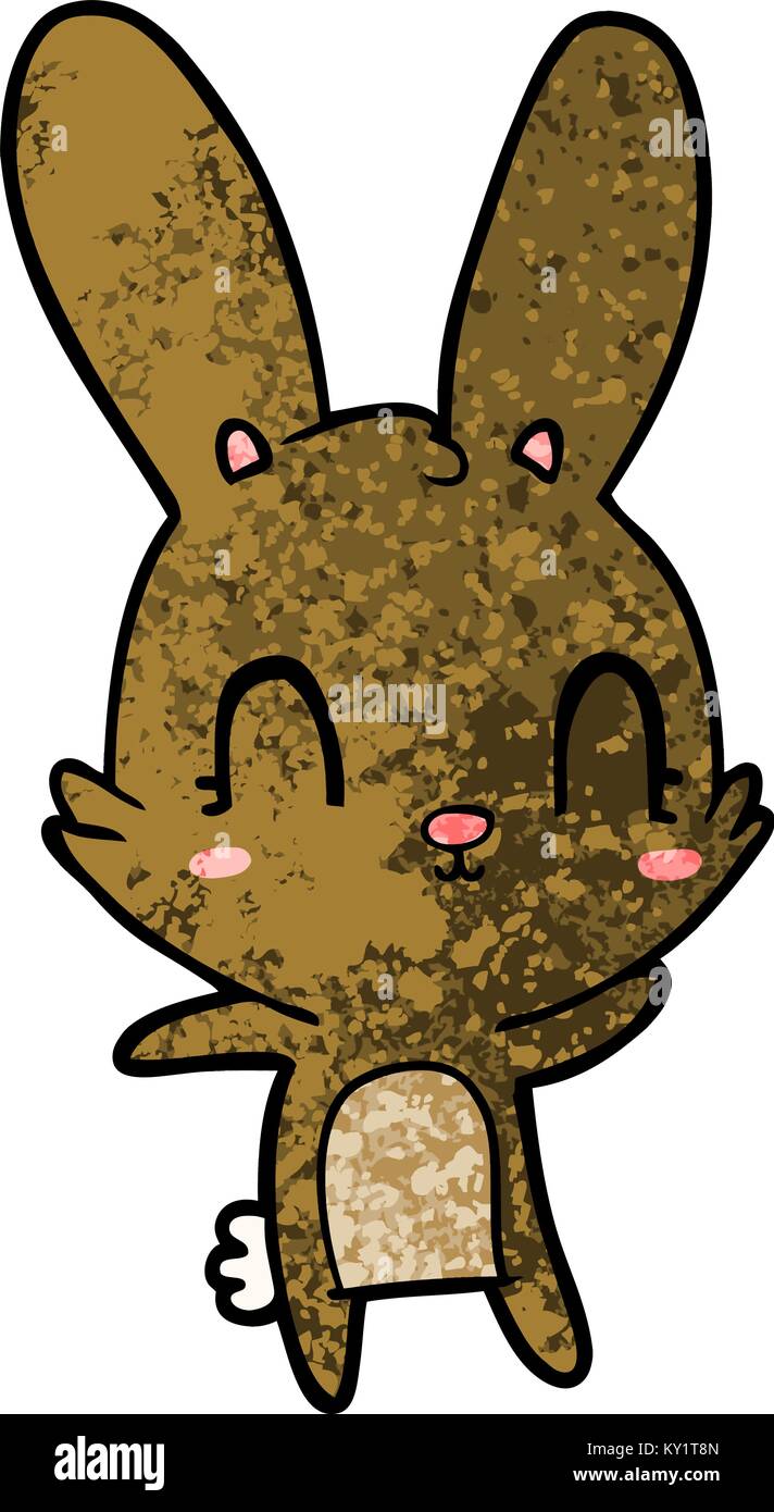 cute cartoon rabbit Stock Vector Image & Art - Alamy