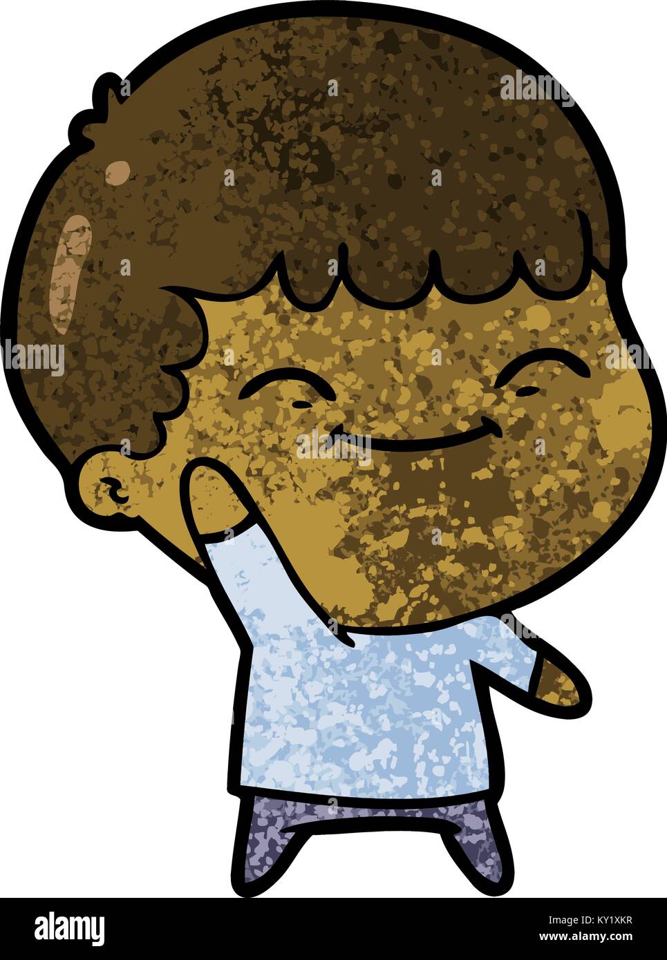 cartoon happy boy Stock Vector Image & Art - Alamy