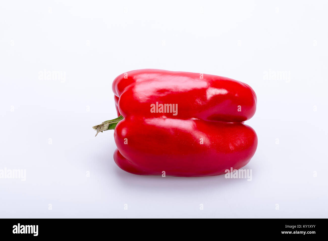 red pepper isolated on white background Stock Photo - Alamy