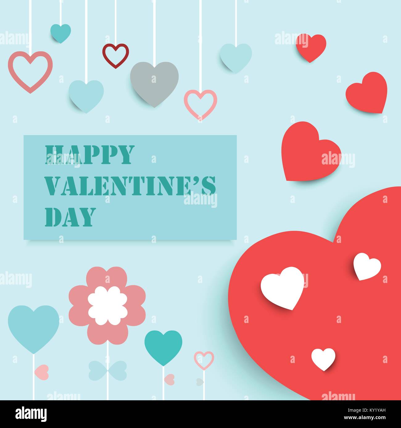 Valentines card ,vector background Stock Vector Image & Art - Alamy