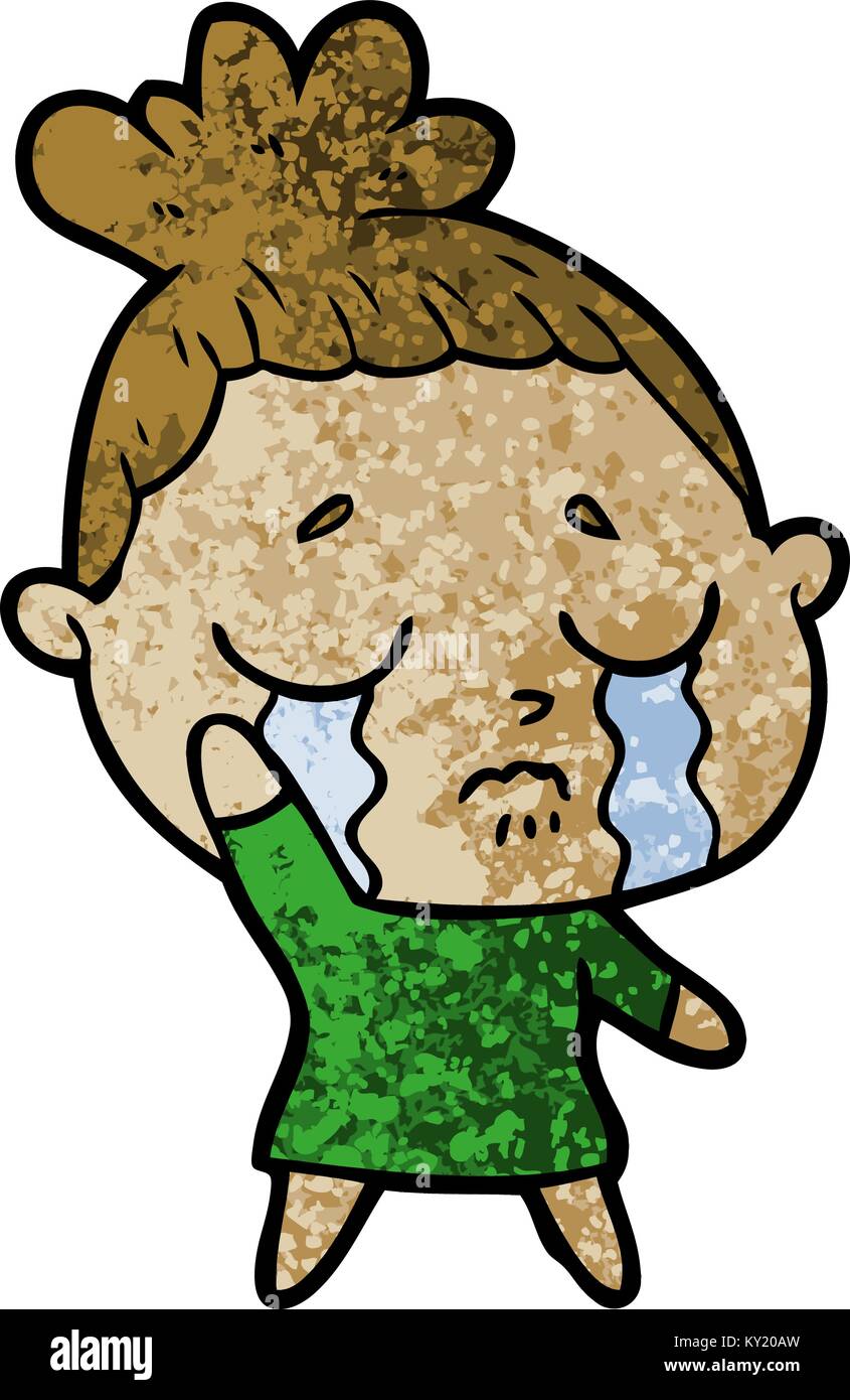 cartoon crying woman Stock Vector Image & Art - Alamy