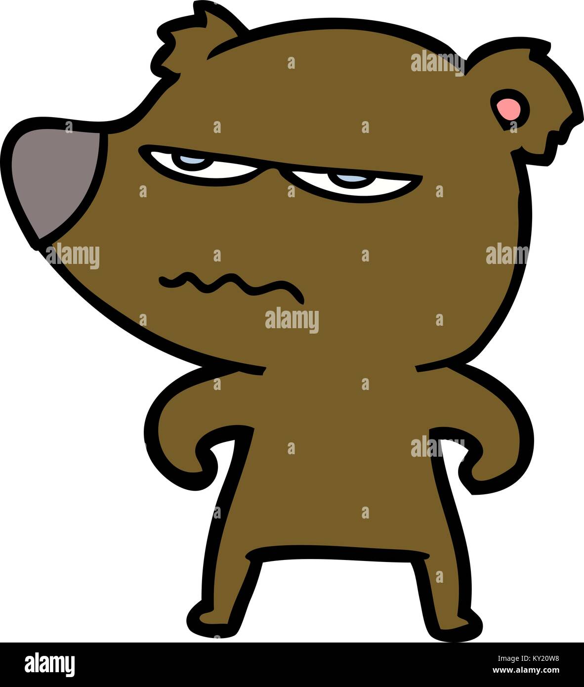 bear cartoon character Stock Vector Image & Art - Alamy