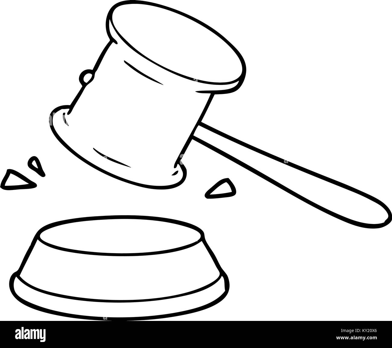 Cartoon Gavel High Resolution Stock Photography and Images Alamy
