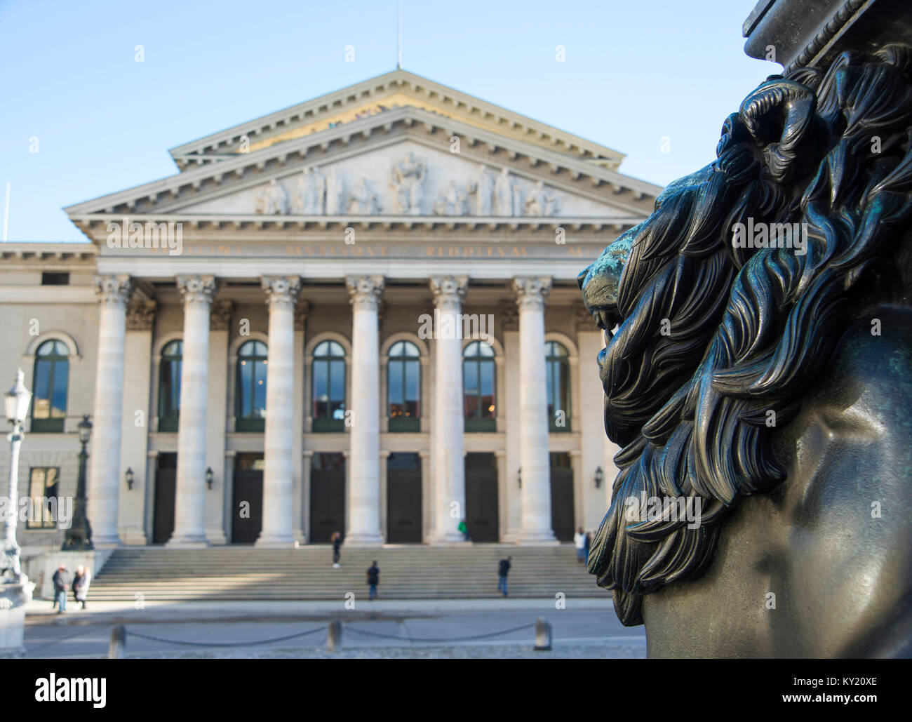 National Theater Opera House in Munich Stock Photo Alamy