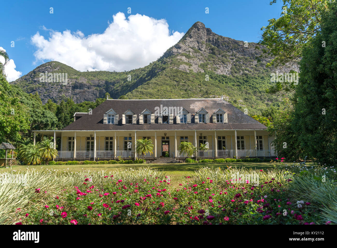 die historische Kolonialvilla Eureka House oder Maison Eureka in Moka