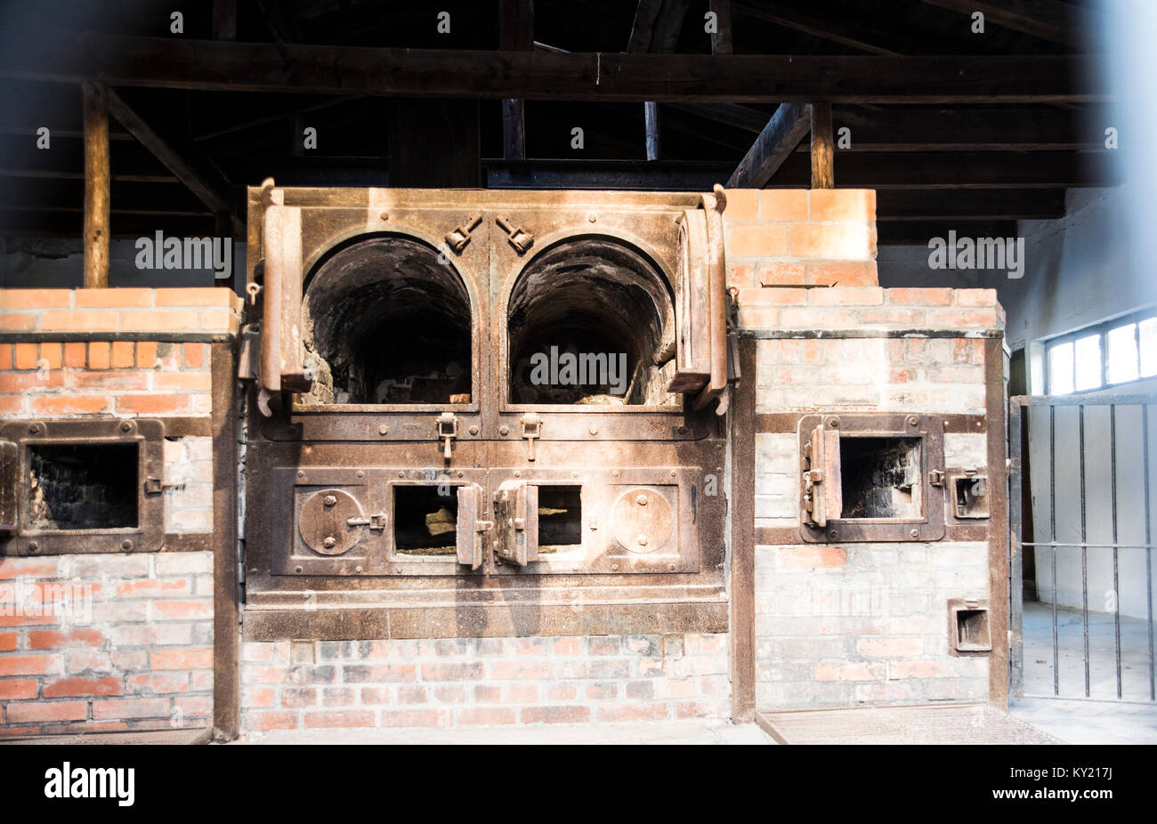 The Crematorium at Dachau Concentration Camp Stock Photo - Alamy