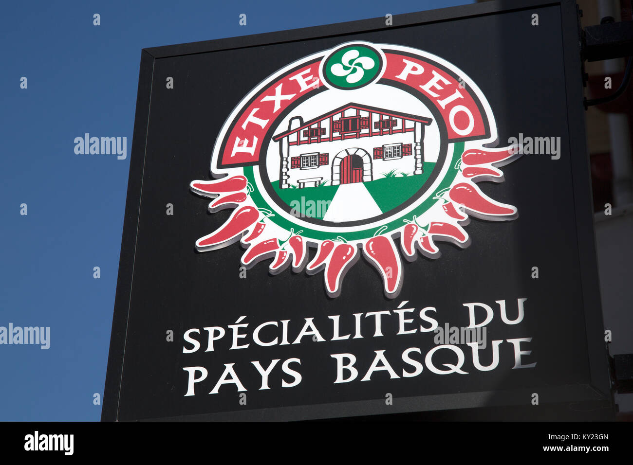 Pays Basque Sign Basque country logo sign hi-res stock photography and images - Alamy