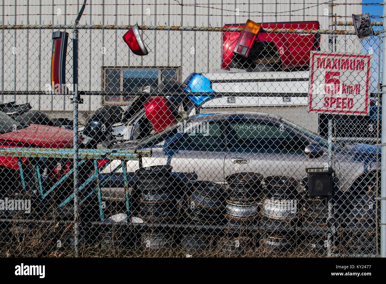 Used cars taken apart and sold sold for parts what doesn't get sold