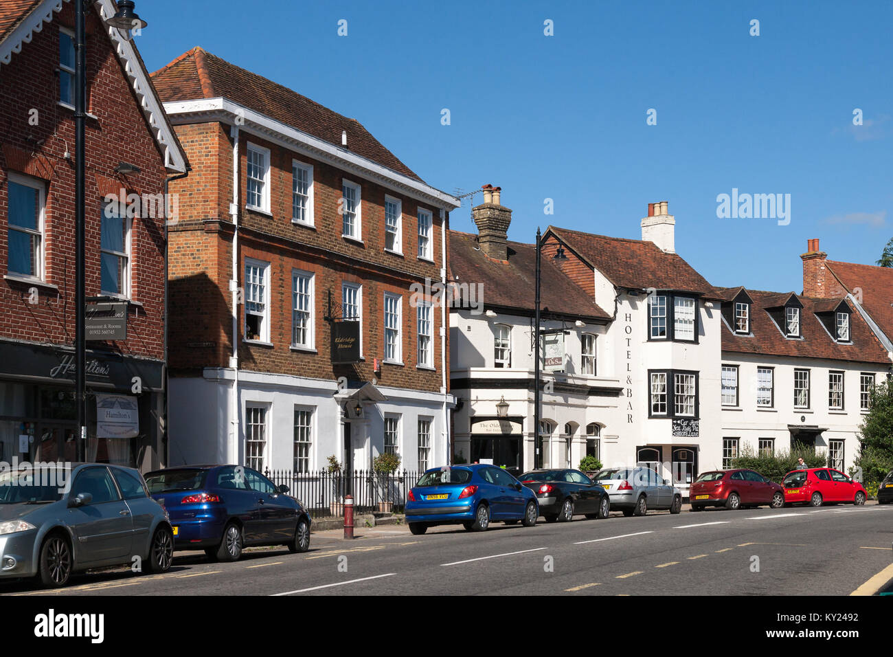 Windsor Street, Chertsey Surrey UK Stock Photo Alamy