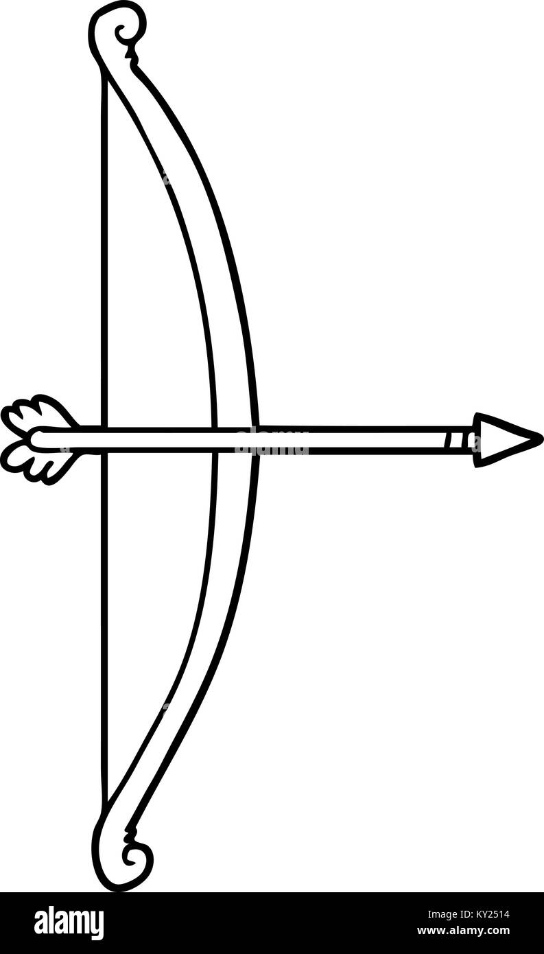 cartoon bow and arrow Stock Vector Image & Art - Alamy