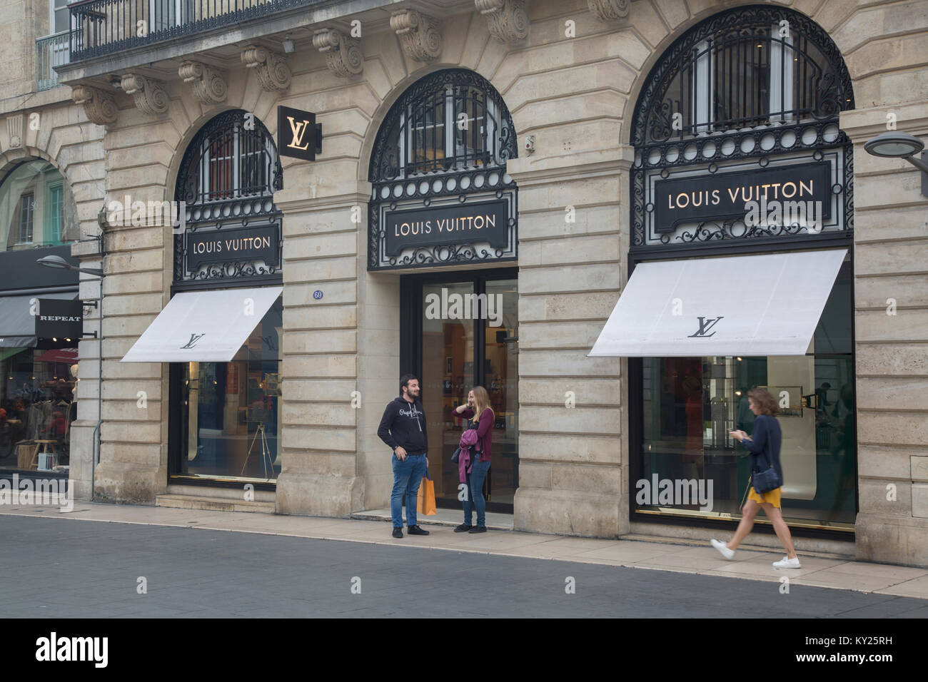 Louis Vuitton Shop, Montesquieu Street, Bordeaux; France Stock Photo - Alamy