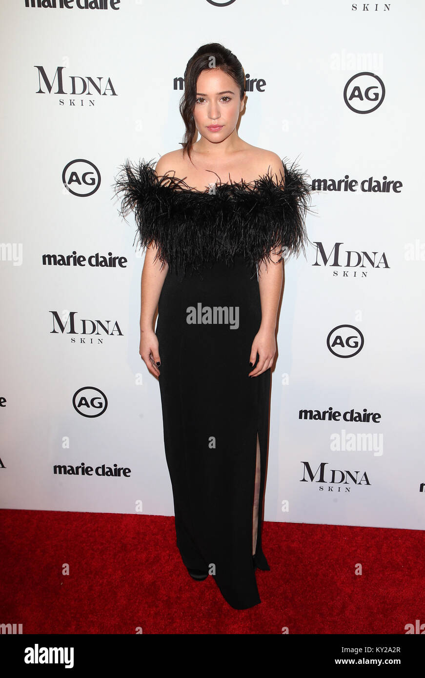 West Hollywood, Ca. 11th Jan, 2018. Gideon Adlon, at Marie Claire's