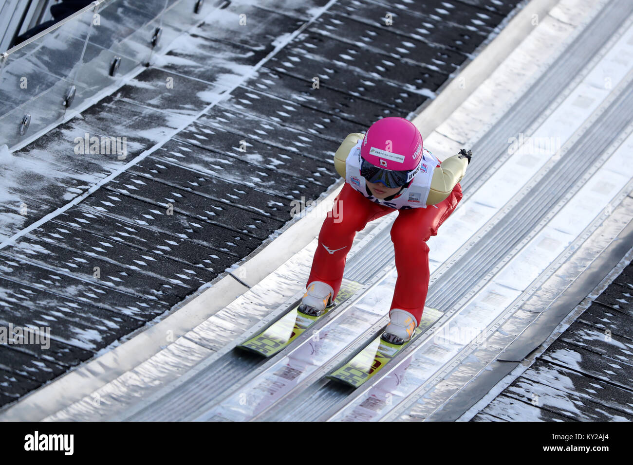 Sapporo, Hokkaido, Japan. 12th Jan, 2018. Yuka Seto (JPN) Ski Jumping ...