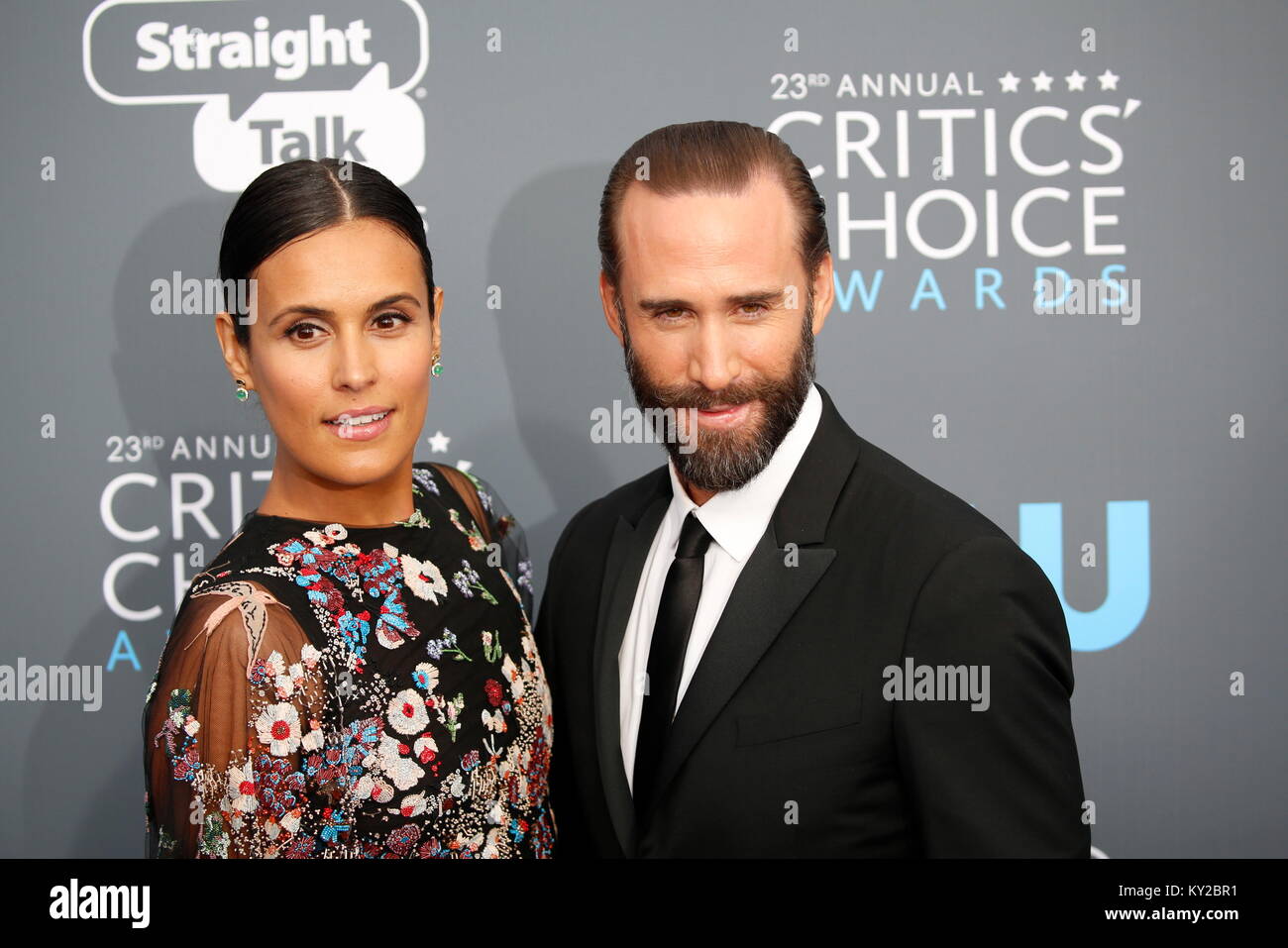 Joseph Fiennes and Maria Dolores Dieguez attend the 23rd Annual Critics