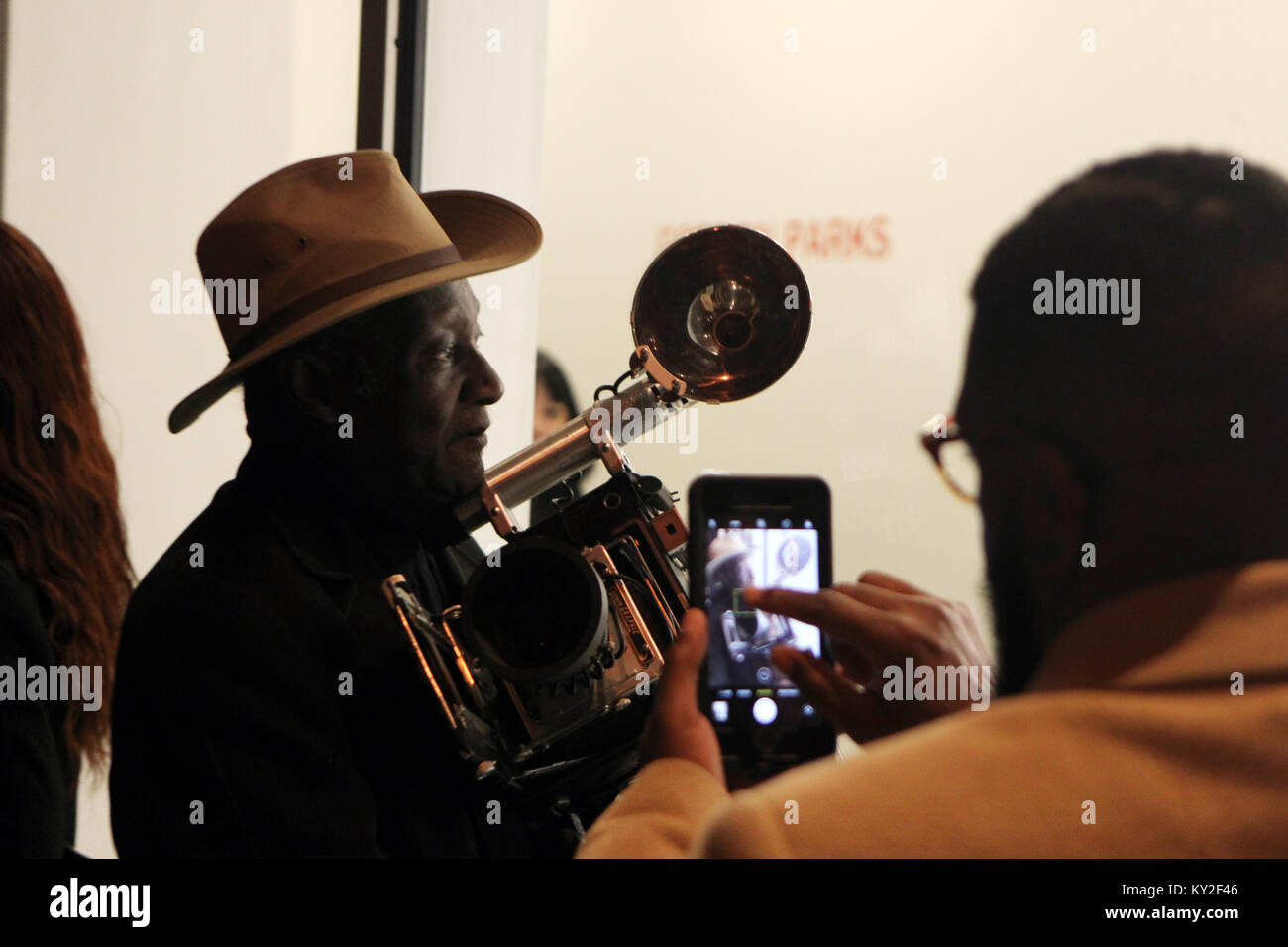 New York, NY, USA. 11th Jan, 2018. Photographer Louis Mendes attends the Gordon Parks: I AM YOU Opening Reception presented by the Gordon Parks Foundation held at the Jack Shanmain Gallery on January 11, 2018 in New York City. Credit: Mpi43/Media Punch/Alamy Live News Stock Photo