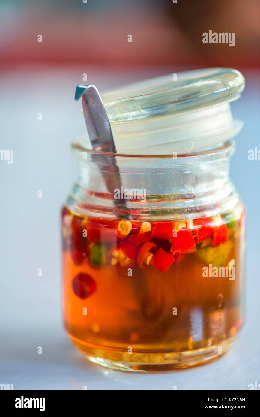 Chilli oil pot hires stock photography and images Alamy