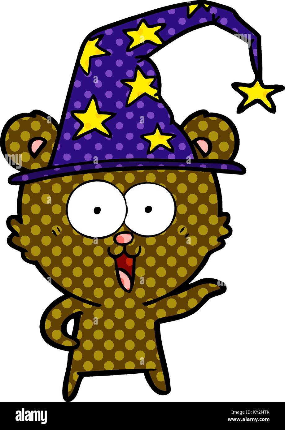 A friendly wizard Stock Vector Image & Art - Alamy