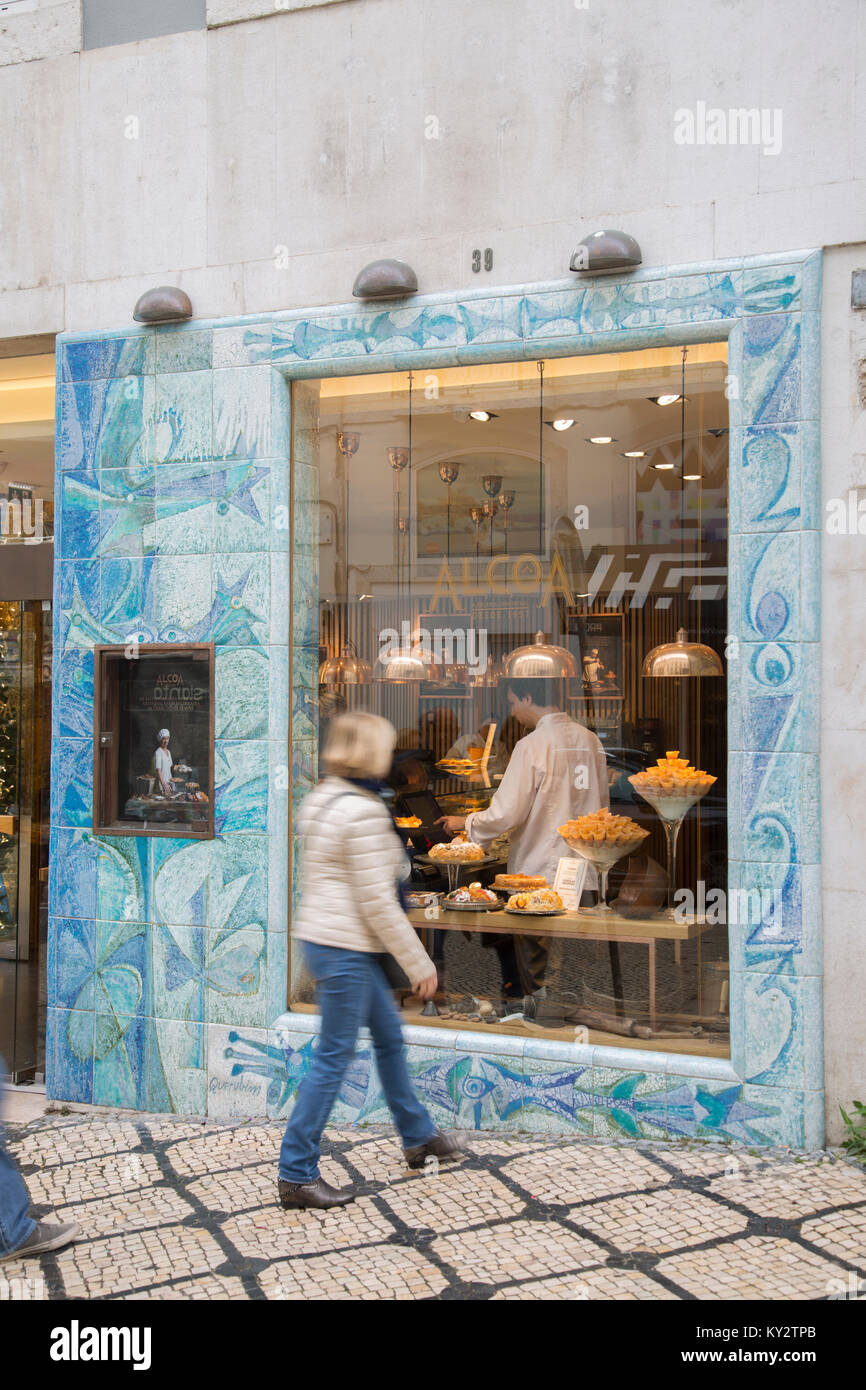 Alcoa Bakery; Garrett Street; Lisbon; Portugal Stock Photo Alamy