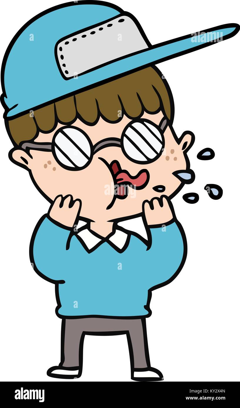 Cartoon Boy With Cap High Resolution Stock Photography and Images - Alamy