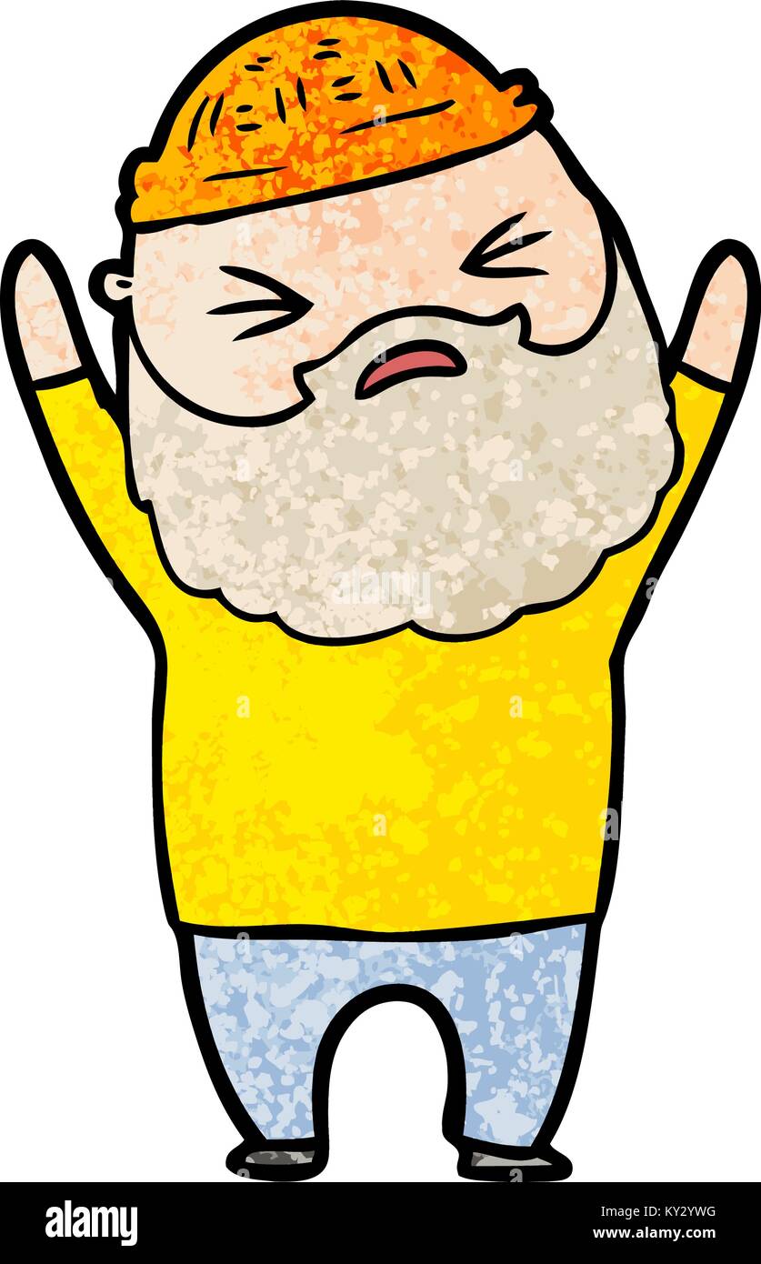 cartoon man with beard Stock Vector Image & Art Alamy