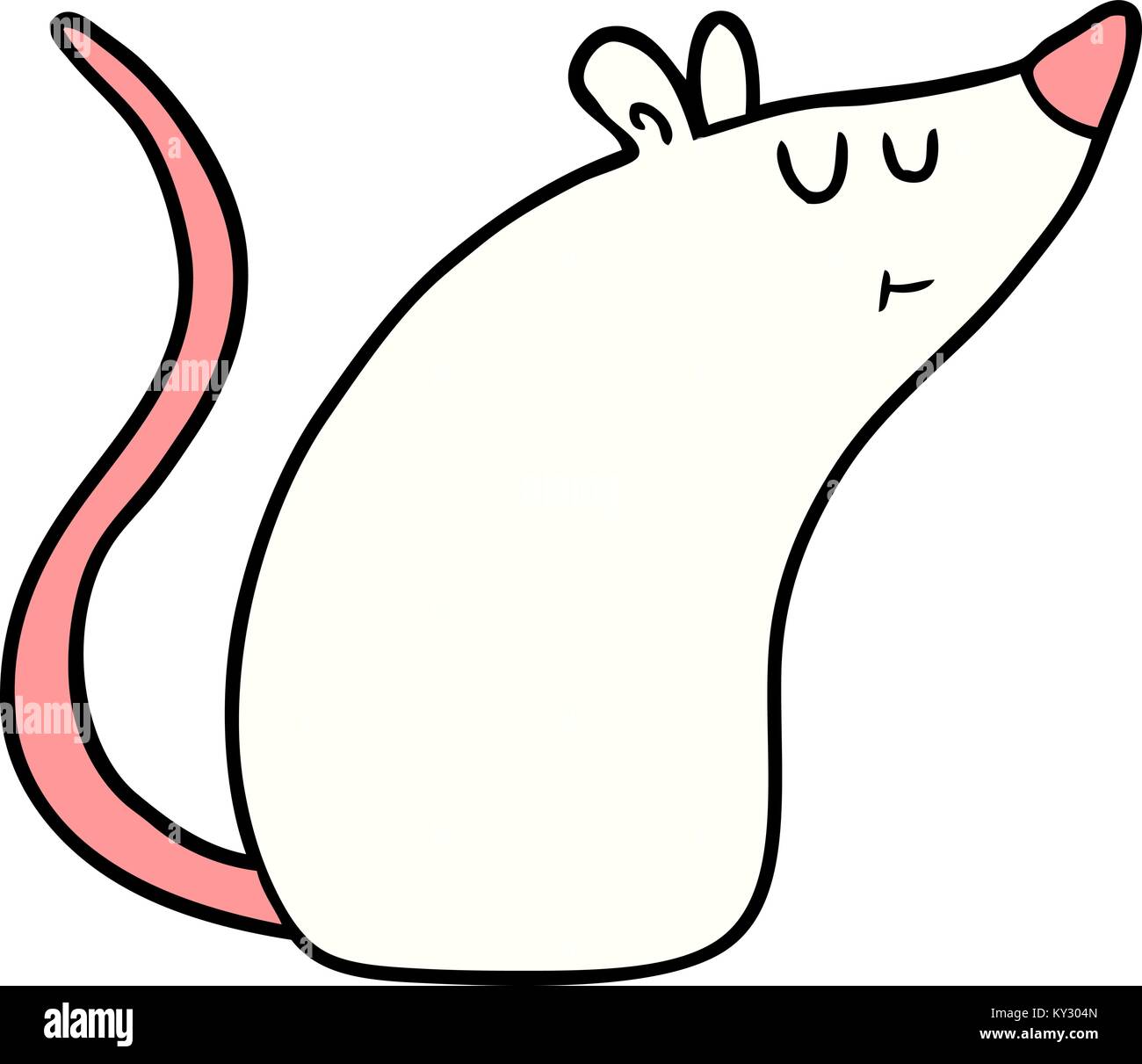 cartoon white mouse Stock Vector Image & Art - Alamy
