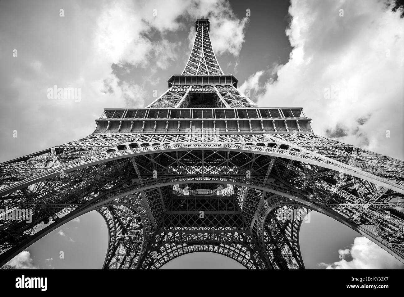 The Eiffel tower, Paris France Stock Photo Alamy
