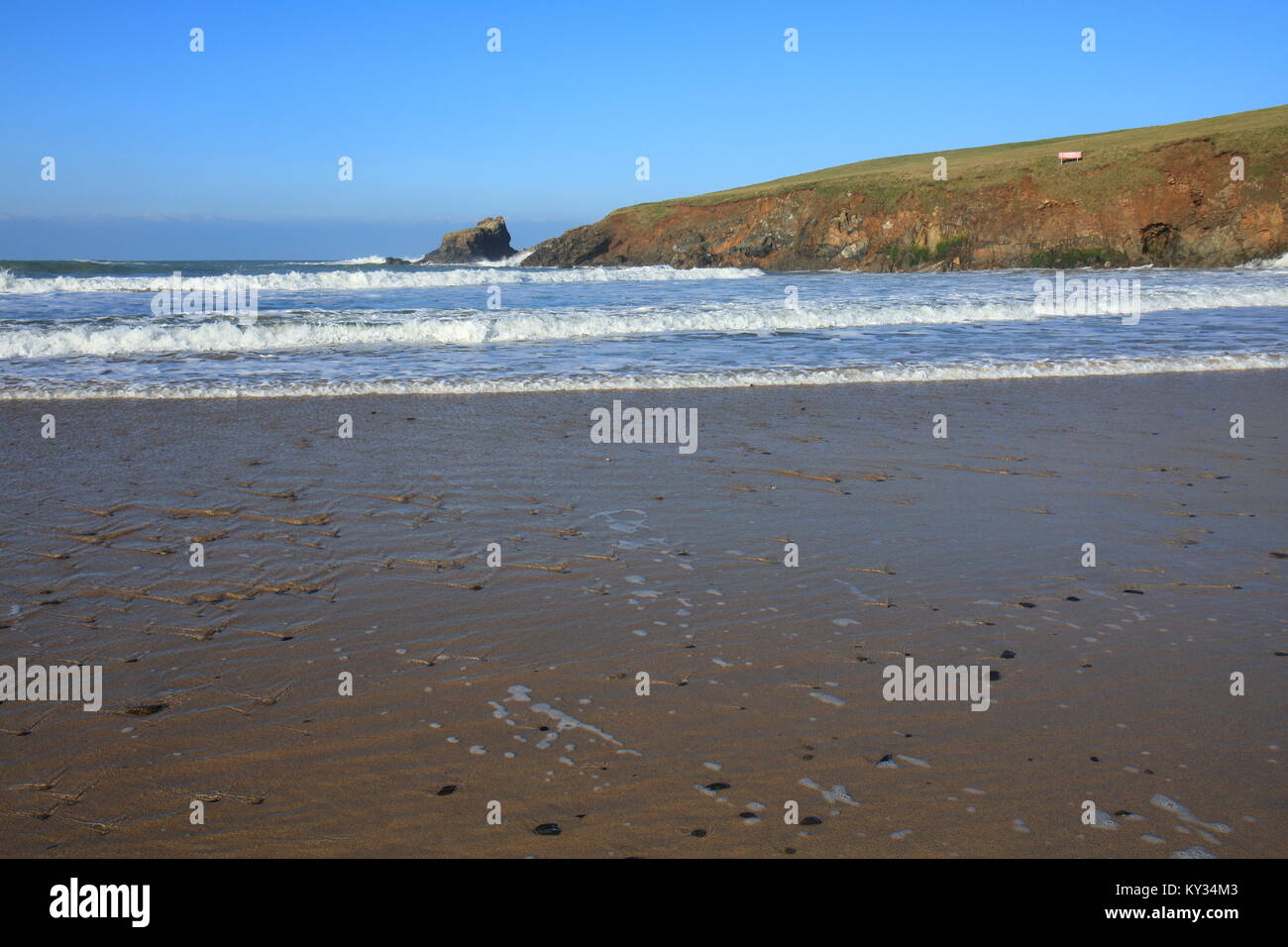 Trevone Bay, North Cornwall, England, UK Stock Photo Alamy