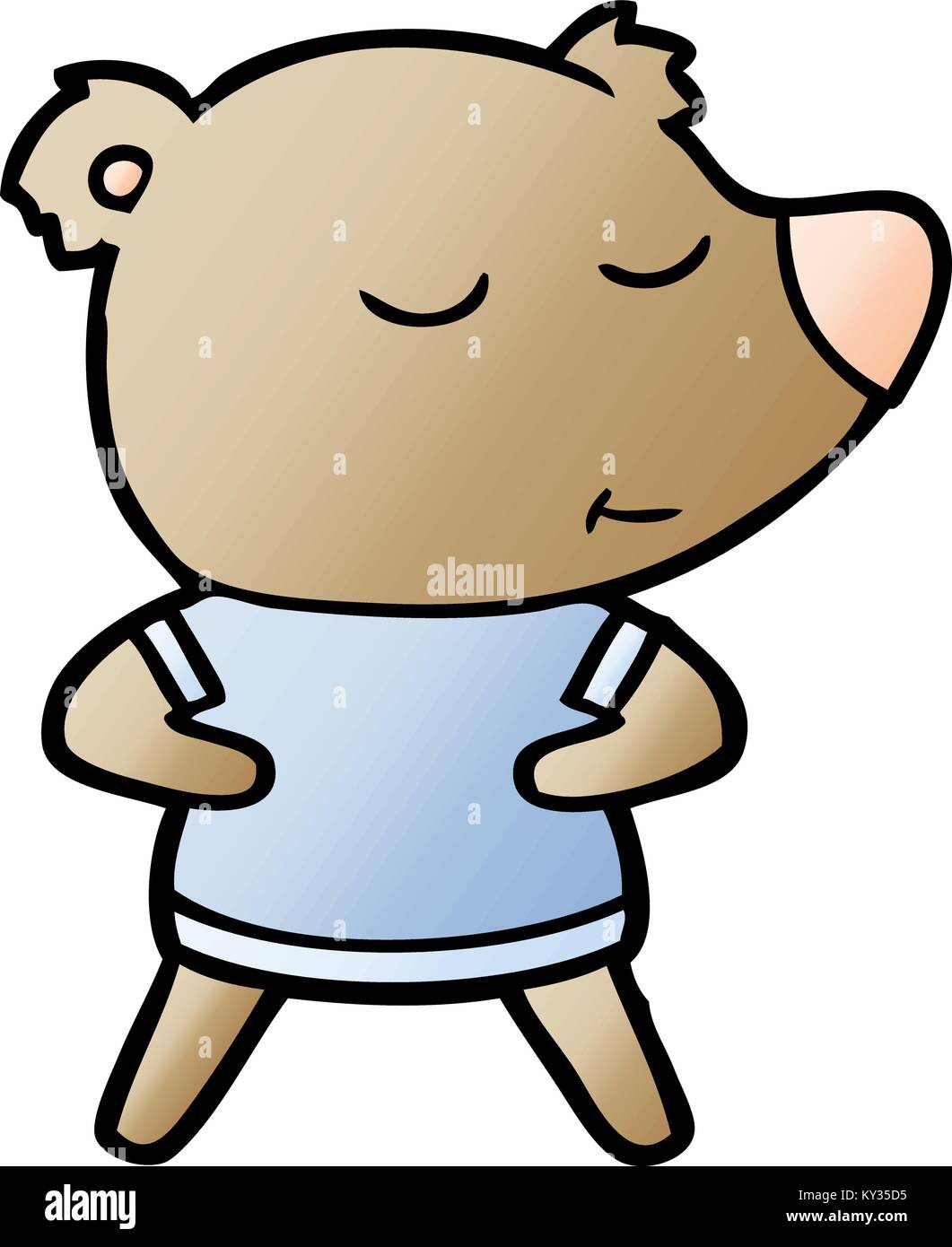bear cartoon character Stock Vector Image & Art - Alamy