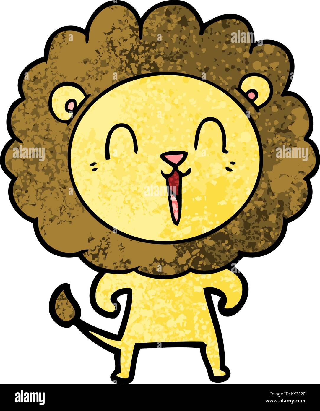 laughing lion cartoon Stock Vector Image & Art - Alamy