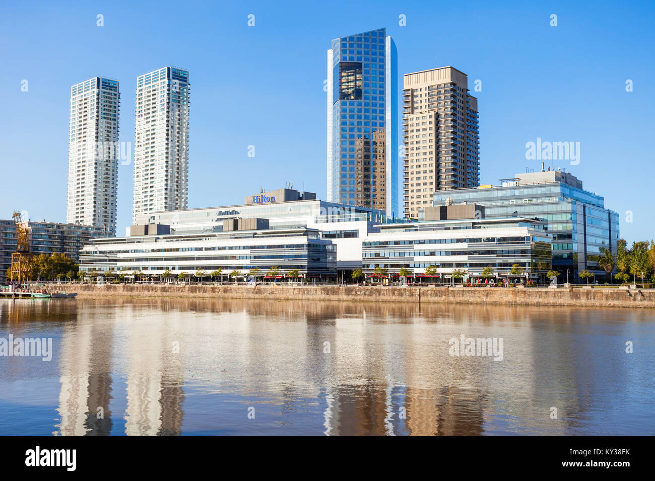 BUENOS AIRES, ARGENTINA - MAY 03, 2016: The Hilton Buenos Aires is a five  star hotel in the Argentine capital. It is located in the Puerto Madero  dist Stock Photo - Alamy