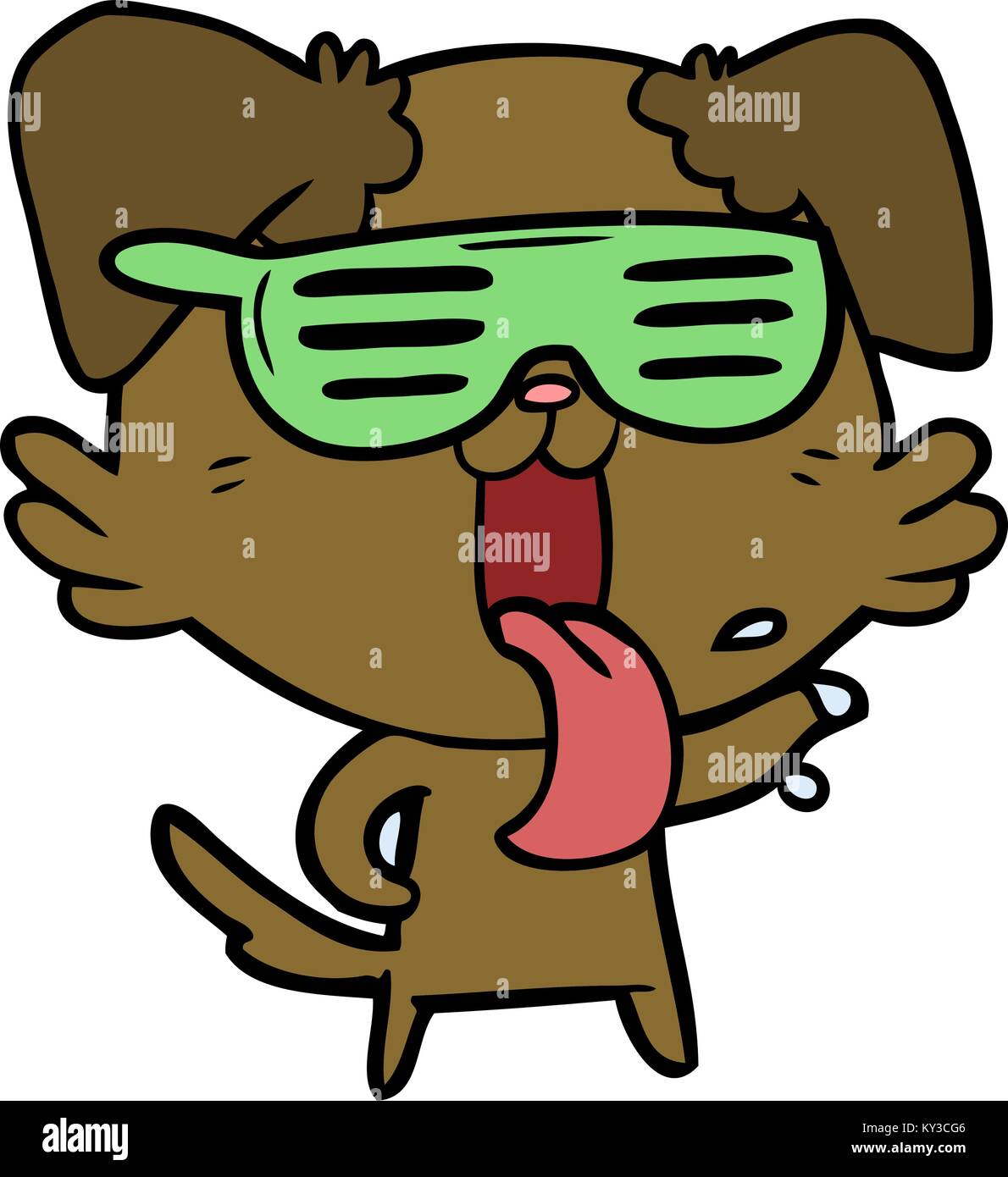 Rave dog Stock Vector Images - Alamy