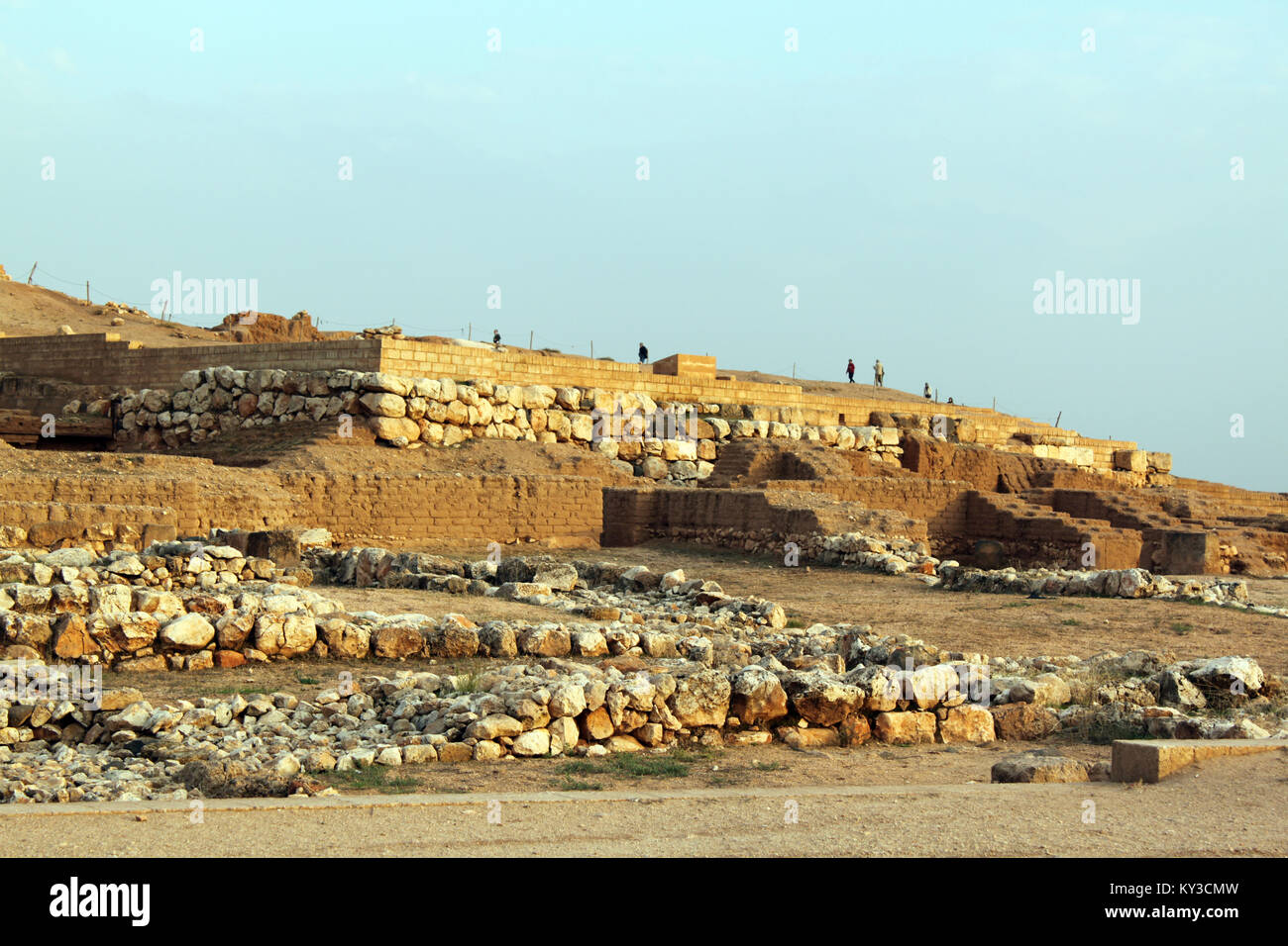 Stones and ruins of Ebla near Aleppo, Syria Stock Photo